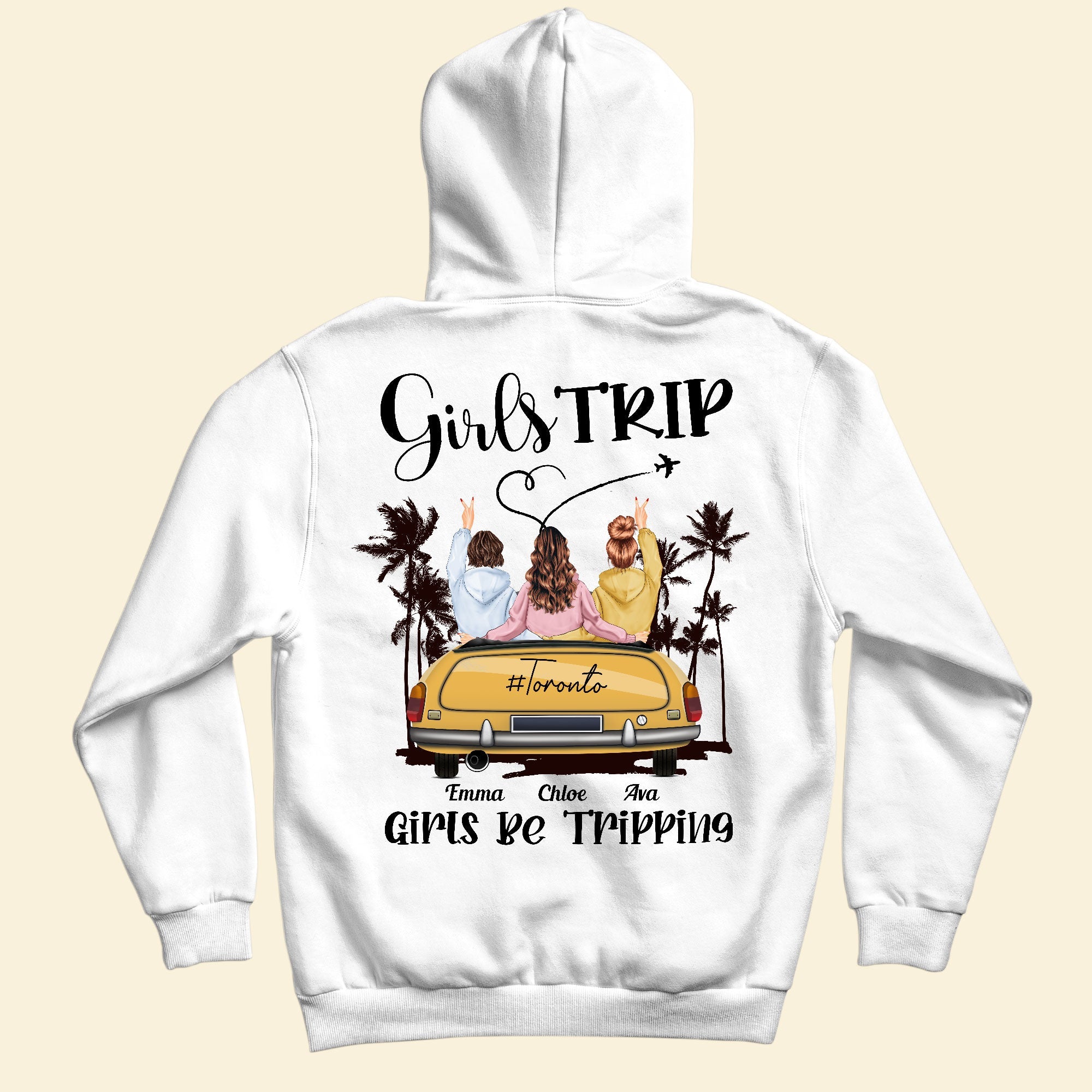 Girls Be Tripping - Personalized Back PrintedOne Size Shirt