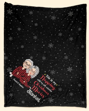 This Is My Napping Blanket - Personalized Blanket - Anniversary, Valentine, Christmas, New Year Gift For Husband, Wife, Lover, Boyfriend, Girlfriend Big Size
