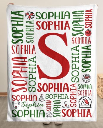 Custom Name For Me Gift Self Gift - Personalized Blanket Big Size