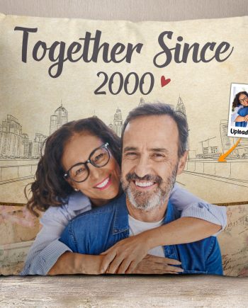 We've Together Since - Personalized Photo Pillow (Insert Included)
